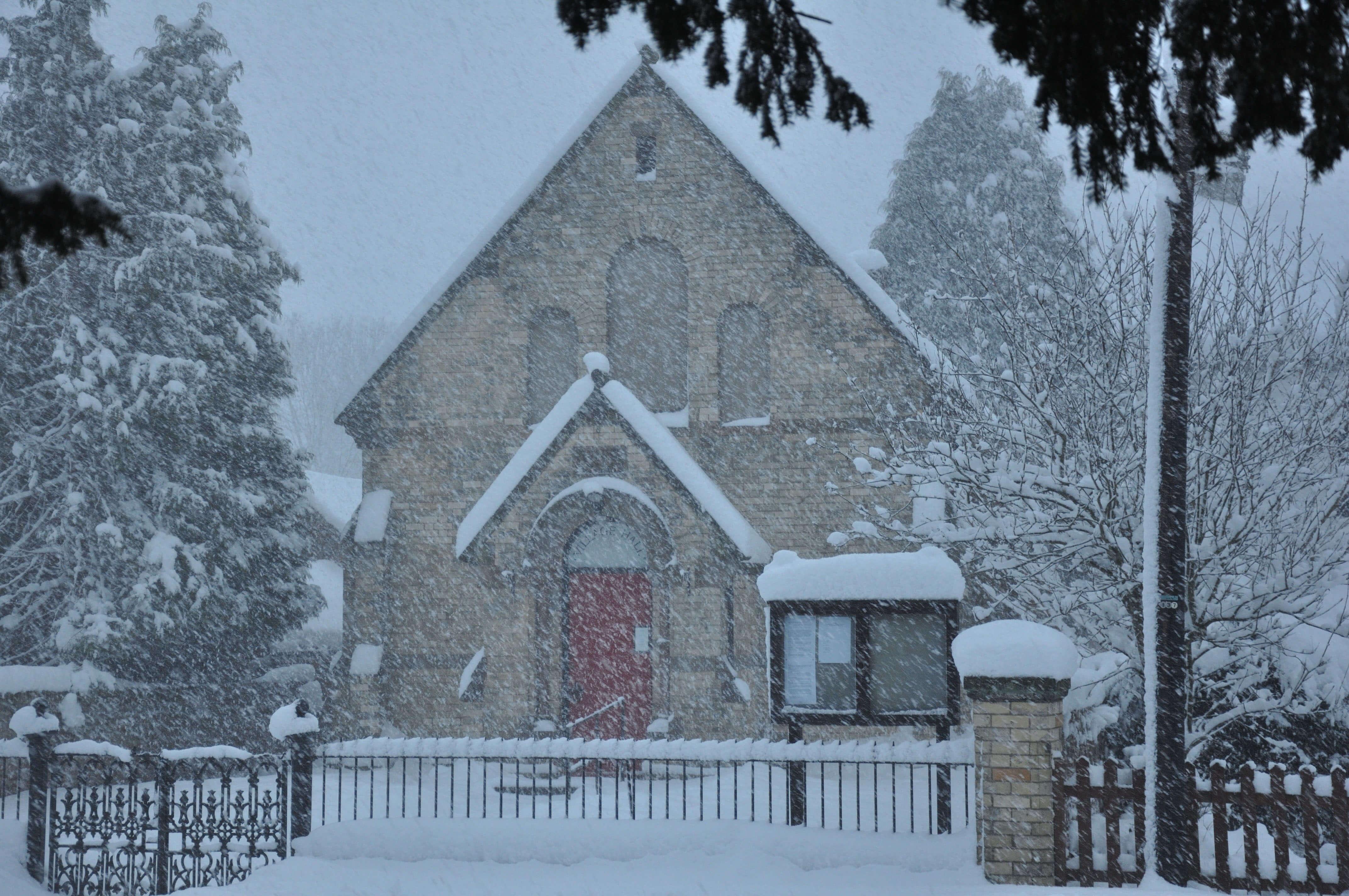Village Hall Snow